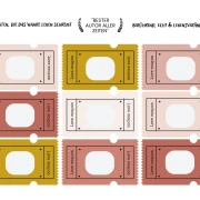 KINO Karte mit Rubbelfelder