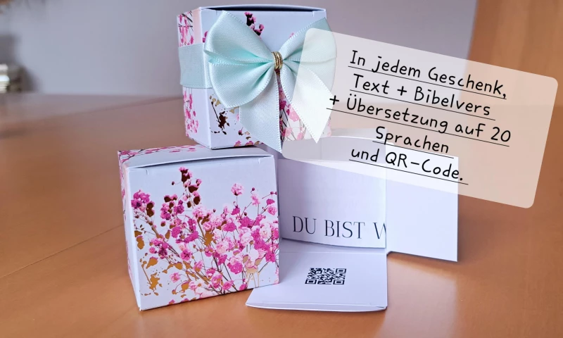 BASTELPAKET 60 Stück ! Evangelistische Geschenke zum selbst basteln DEUTSCH