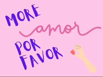 Mini Gruß-Karte, More AMORE, ( rückseite frei, beschreibbar)