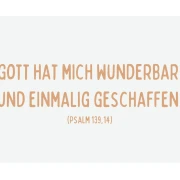 Kinderkarte, Ich bin einzigartig