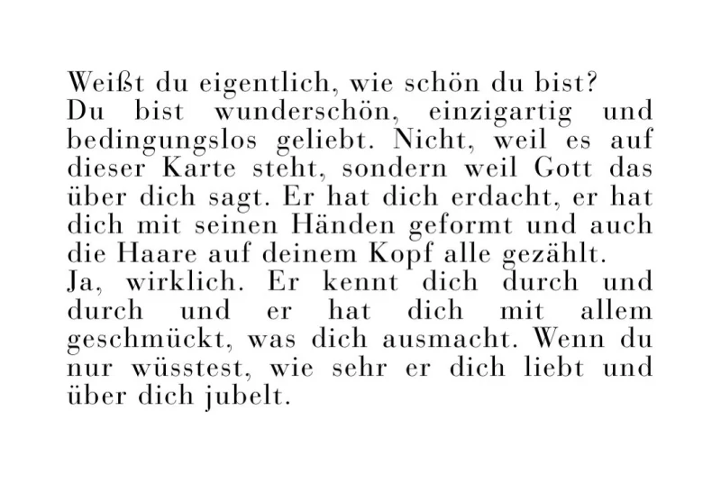 Wunderschön, Minikarte