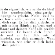 Wunderschön, Minikarte