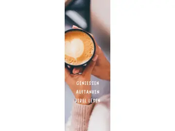 Geniessen, Lesezeichen (5,5x17cm)