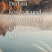 Du bist geliebt, Lesezeichen (5,5x17cm)