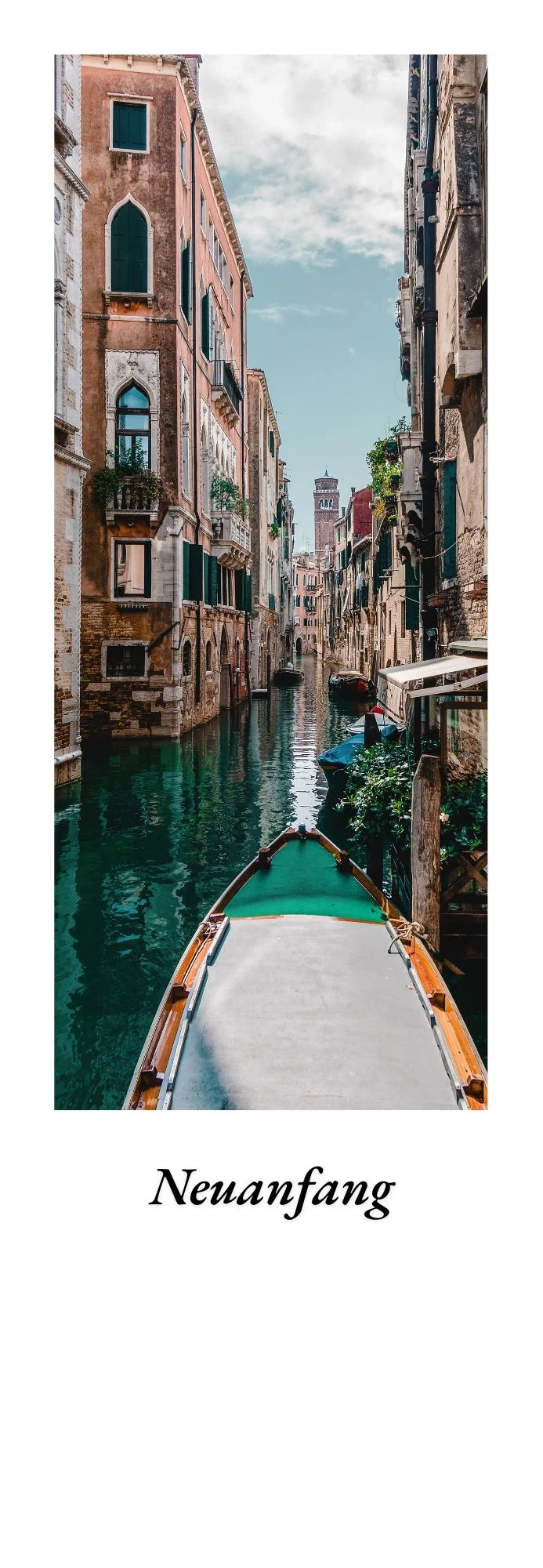 Neuanfang, Lesezeichen (5,5x17cm)