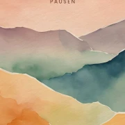 Ruhepausen, Lesezeichen (5,5x17cm)