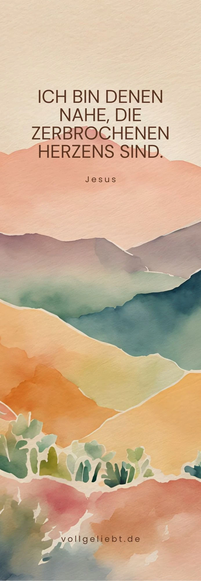 Ruhepausen, Lesezeichen (5,5x17cm)