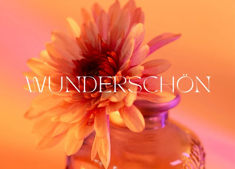 Wunderschön, Grußkarte A6 Postkartengröße