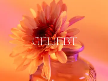 Geliebt, Grußkarte  A6 Postkartengröße