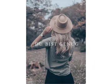 Du bist genug, Edle Karte