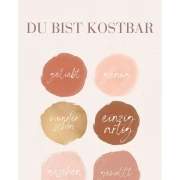Du bist kostbar, Edle Karte