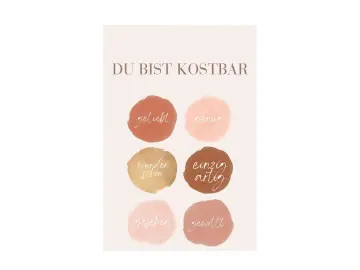 Du bist kostbar, Edle Karte