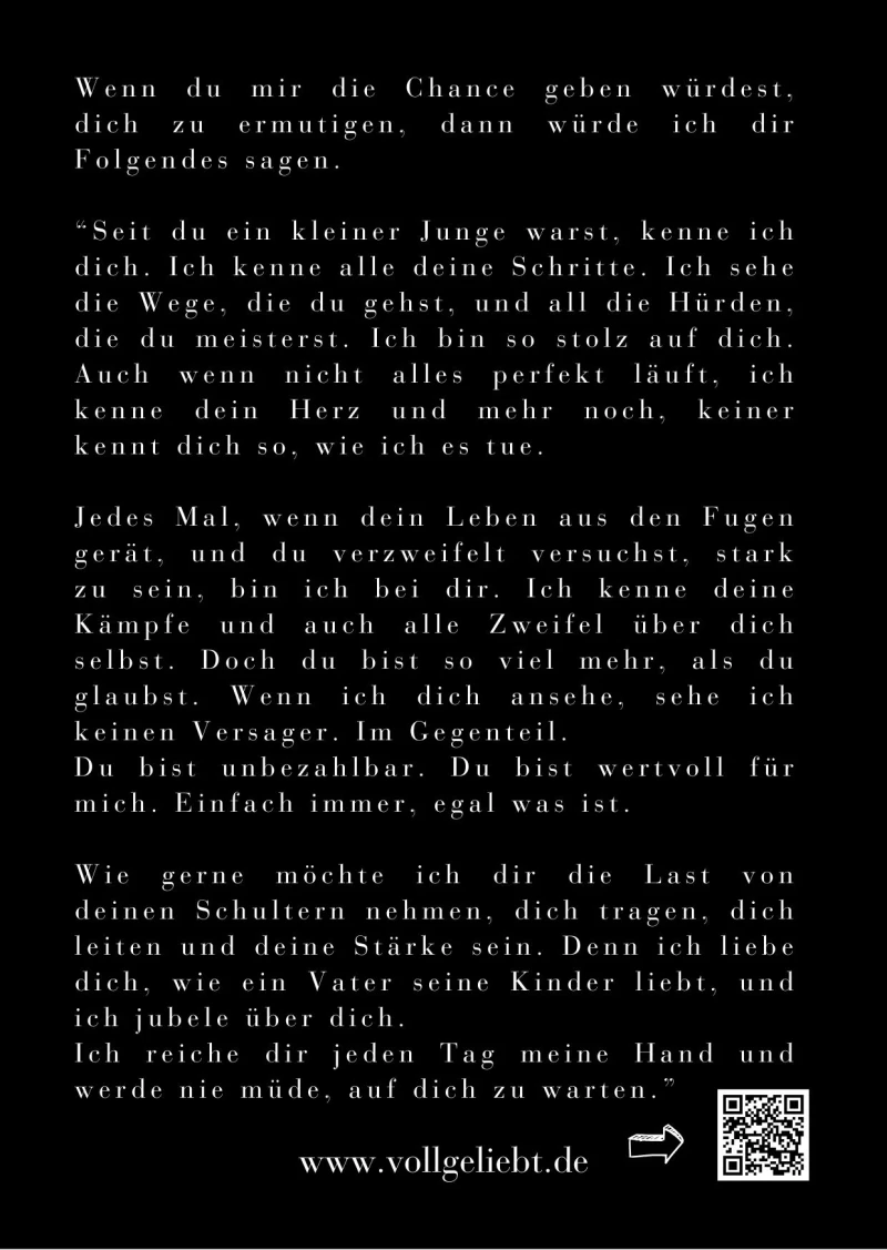 Ich gebe dir, Edle Männerkarte