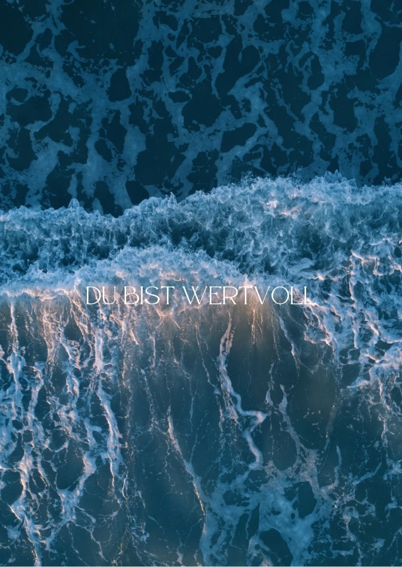 Du bist wertvoll, Männerkarte