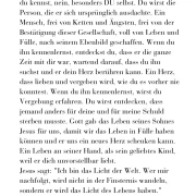 Du bist wertvoll, Männerkarte