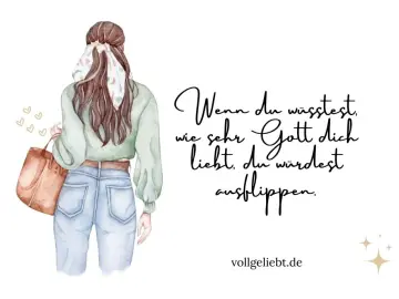 Wenn du wüsstest, Ministicker 7x5 cm