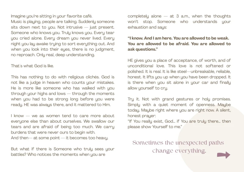 Meine Tochter Frauenkarte/ Doppelkarte Englisch