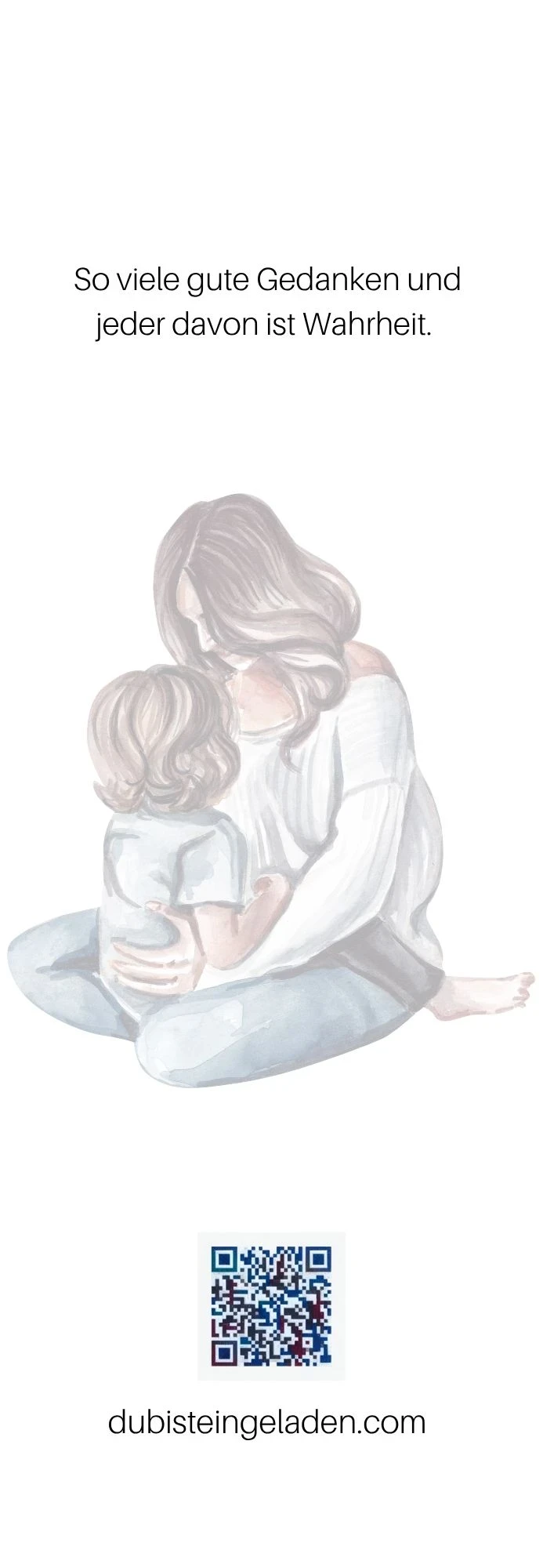 Lesezeichen, Guten Morgen für Mamas( 5,5x17cm)