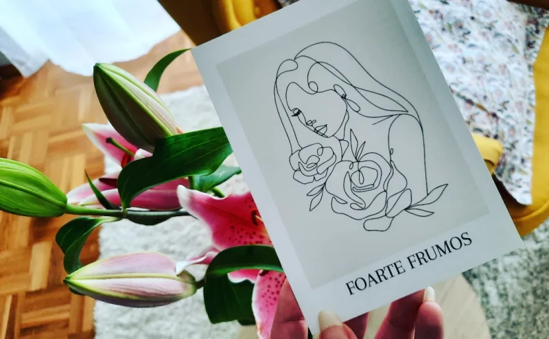 Wunderschön, Frauenkarte A7 Größe