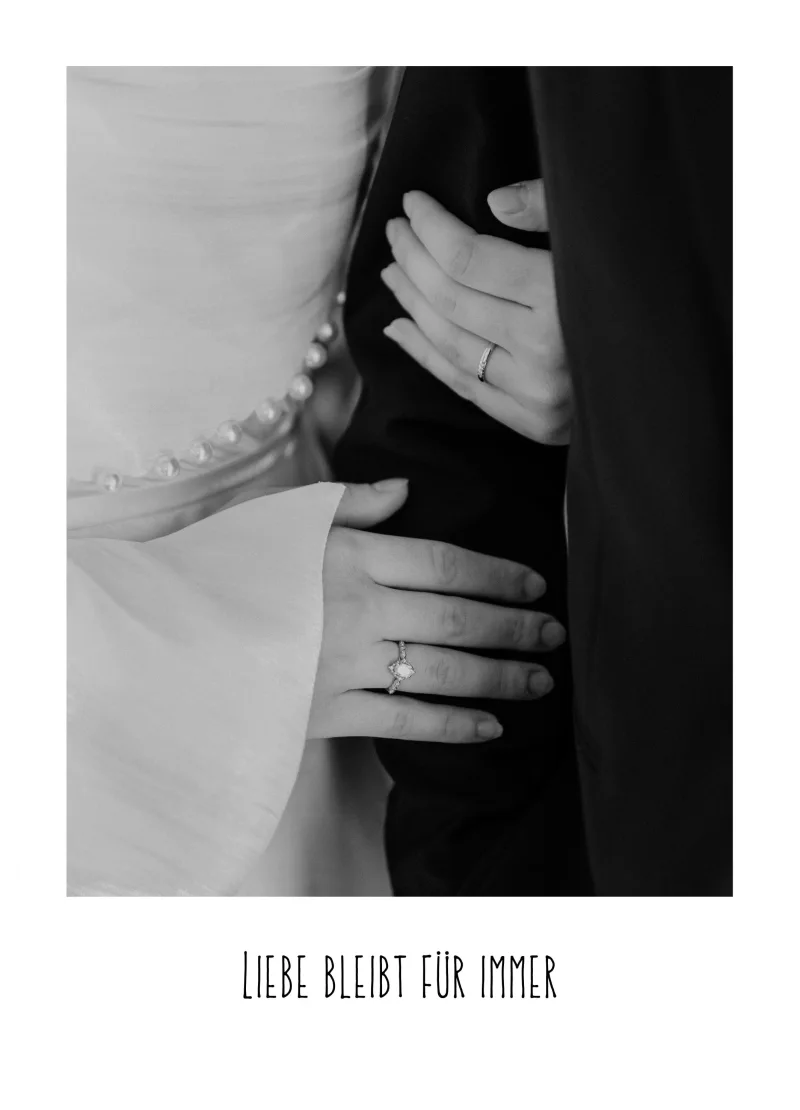 Hochzeitskarte 14,8x10,5 cm