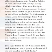 Du bist genug, Karte
