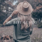 Du bist genug, Edle Karte 14,8x10,5 cm