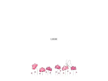 Liebe, Edle Frauenkarte 14,8x10,5 cm