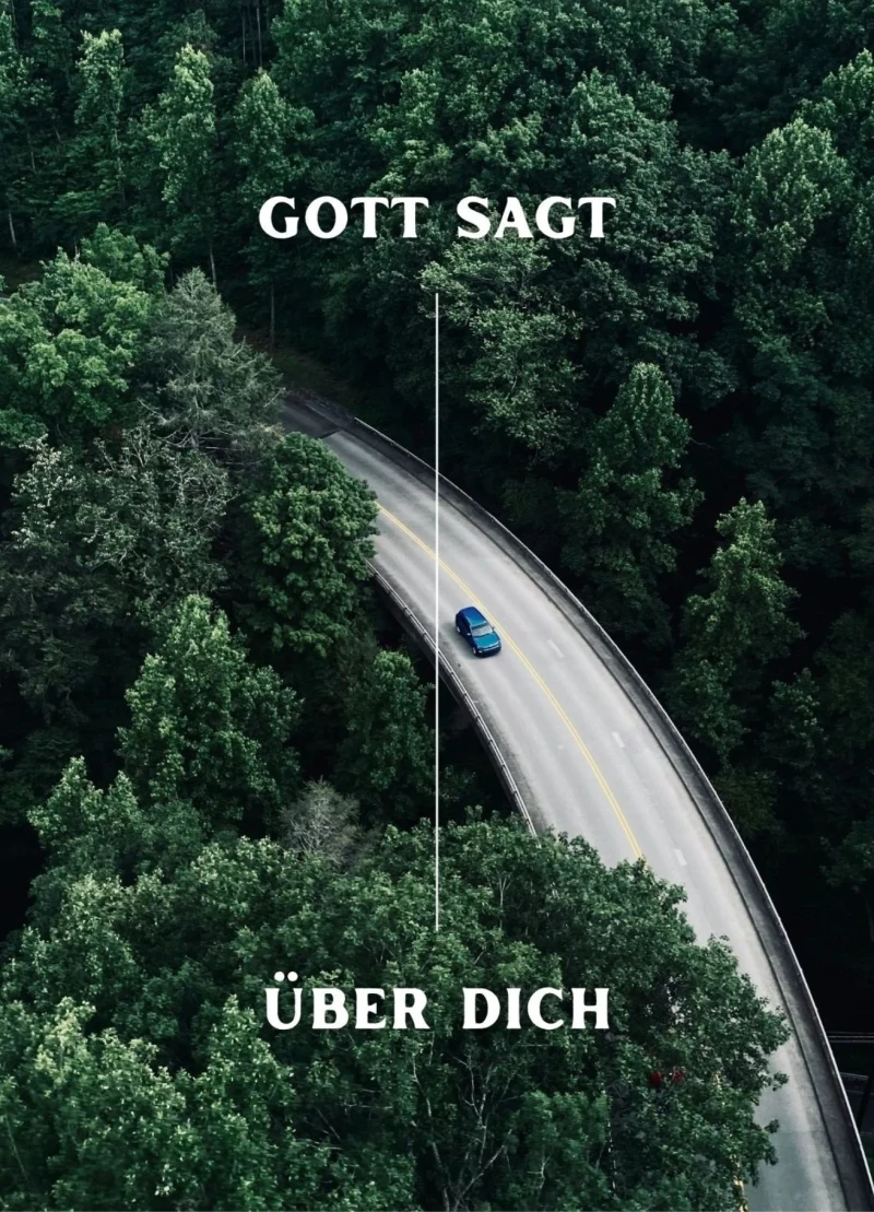 Gott sagt über Dich / Männerkarte 14,8x10,5 cm