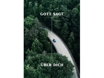 Gott sagt über Dich / Männerkarte 14,8x10,5 cm