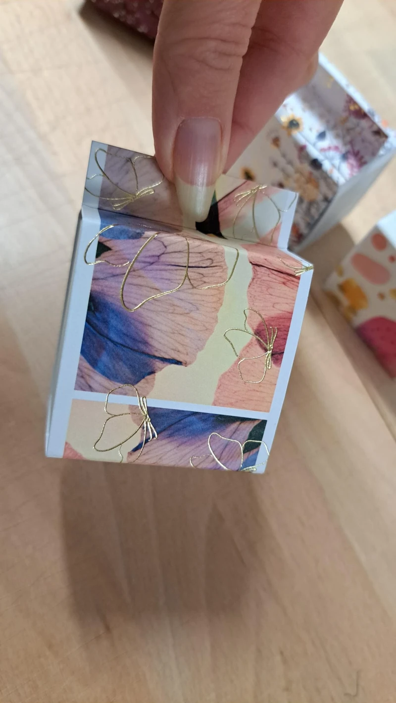 BASTELPAKET 40 Stück ! Evangelistische Geschenke zum selbst basteln DEUTSCH 5x5x3,5 cm