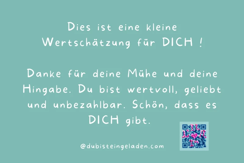 Minikarte, Danke 8,5x5,4 cm