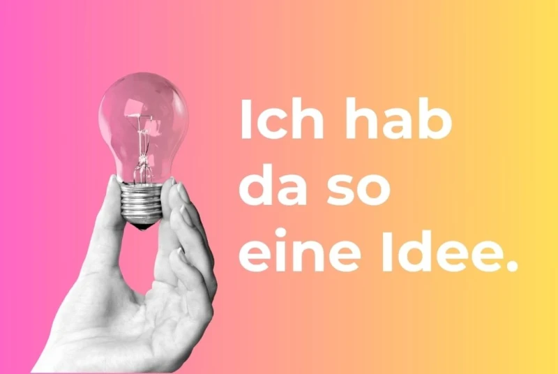 Minikarte, Ich hab da so eine Idee 8,5x5,4 cm