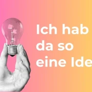 Minikarte, Ich hab da so eine Idee 8,5x5,4 cm