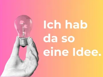 Minikarte, Ich hab da so eine Idee 8,5x5,4 cm