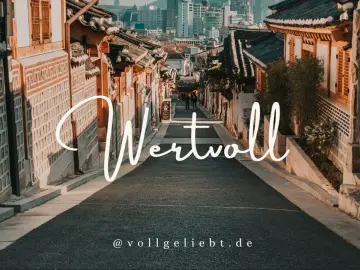 Wertvoll, Minikarte 8,5x5,4 cm