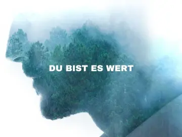 Du bist es wert, Minikarte 8,5x5,4 cm