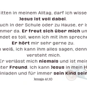 Kinderkarte, Jesus fährt mit 10,5x7 cm