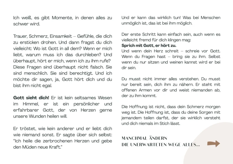 Da ist Hoffnung / Doppelkarte 14,8x10,5 cm