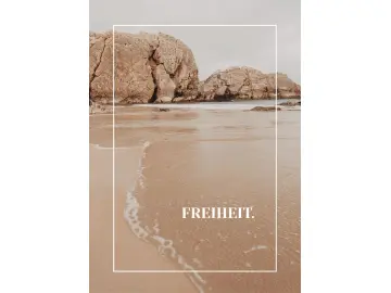 Gebetskarte / Freiheit 14,8x10,5 cm