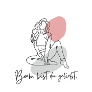 Boah bist du geliebt, Mini-Grußkarte 8,5x5,4 cm