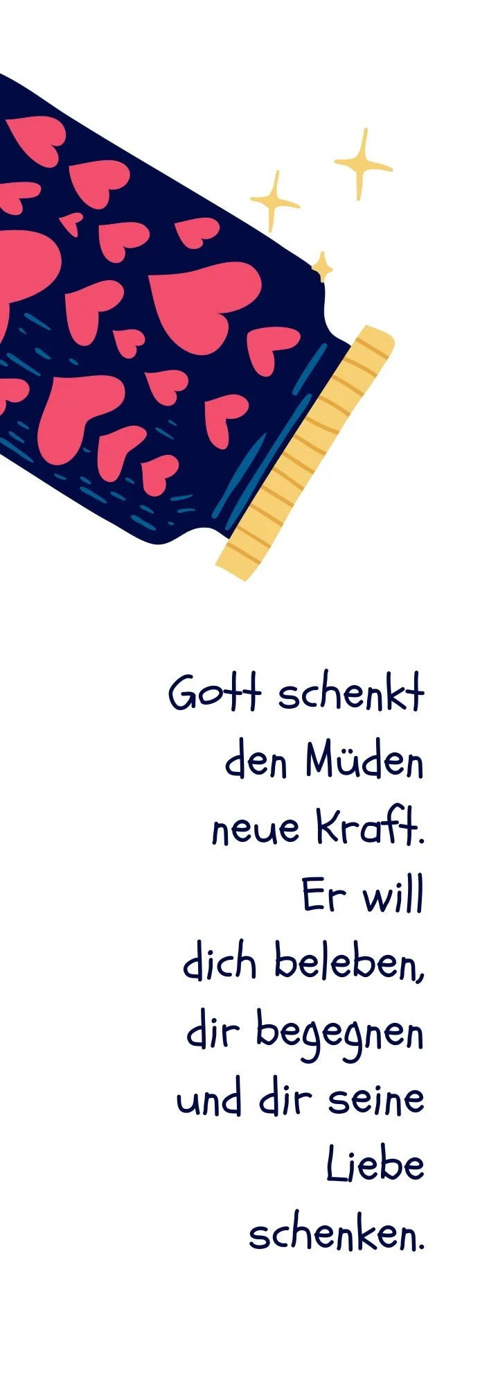 Lesezeichen, Erfüllen 17x5,5 cm