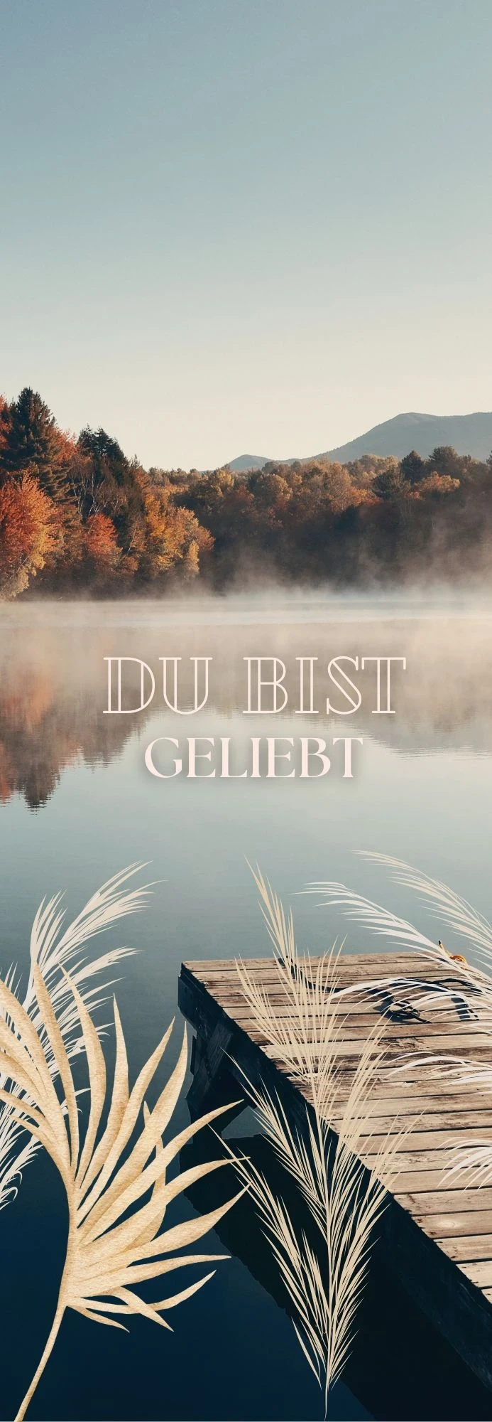 Du bist geliebt, Lesezeichen 17x5,5 cm