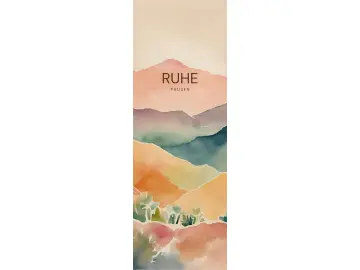 Ruhepausen, Lesezeichen 17x5,5 cm