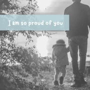 Iam so proud of you, Männerkarte 14,8x10,5 cm