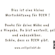 Minikarte, Danke 8,5x5,4 cm