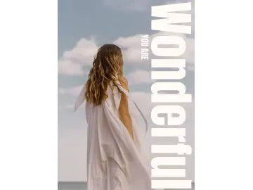 YOU ARE WONDERFUL, 14,8x10,5 cm