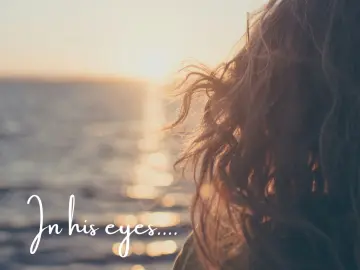 In His Eyes, Frauenkarte 14,8x10,5 cm