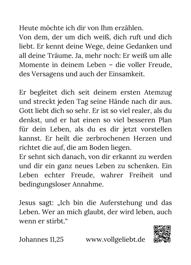 ENDLICH LEBEN, Edle Karte 14,8x10,5 cm