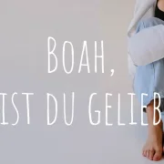 Boah, bist du geliebt, Minikarte 8,5x5,4 cm