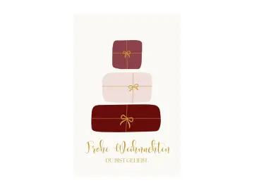 Christliche Weihnachtskarte, Die Geschichte vom Jesus Kind,   14,8x10,5 cm
